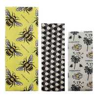 Reusable Food Wraps 3pk Busy Bees