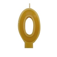 Beeswax Birthday Candle 0