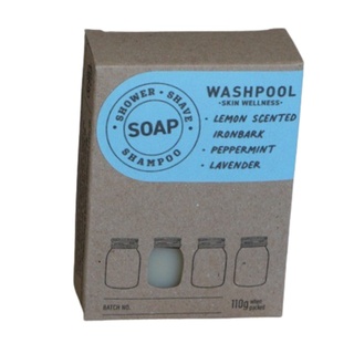 S2 Shower, Shave & Shampoo Soap Bar Lemon, Eucalyptus & Mint