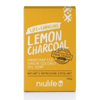 Coconut Soap Bar Lemon Charcoal