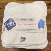 Reusable Bamboo Cloth Wipes - White