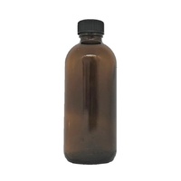 Amber Glass Bottle 240ml Cap