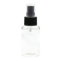 Clear Glass Bottle Round 50ml Atomizer