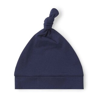 Knotted Beanie Navy
