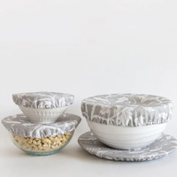 Food Covers Set  - Silver Vine