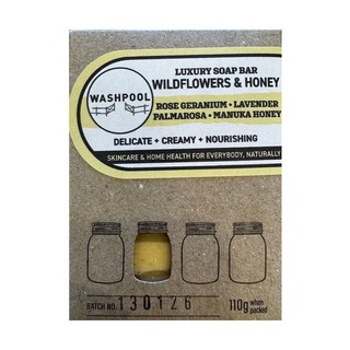 L17 Luxury Soap Bar Wild Flowers and Honey Rose Geranium, Lavender, Palmarosa, and Calendula Flower