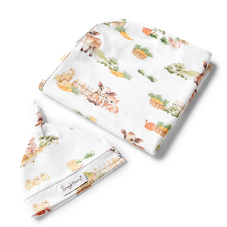 Organic Jersey Wrap Set Farm