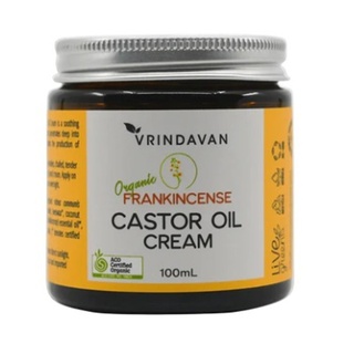 Vrindavan Organic Castor Oil Cream Frankincense