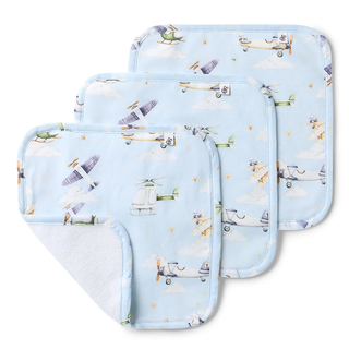 Organic Cotton Wash Cloths Taking Flight