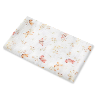 Organic Cotton Muslin Wrap Butterfly