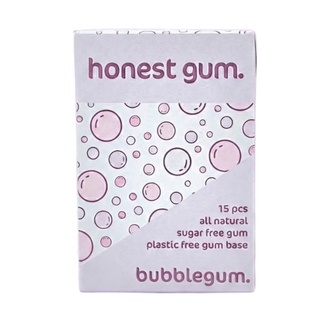 Honest Gum Bubblegum Natural Chewing Gum