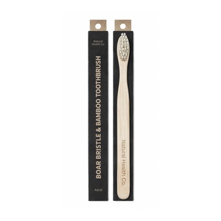 Boar Bristle and Bamboo Toothbrush Adult