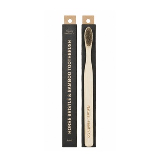 Horse Bristle and Bamboo Toothbrush Adult