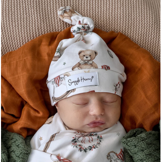 Organic Cotton Baby Beanie Santas Toy Shop