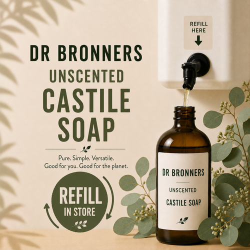 Unscented Castile Soap Refill