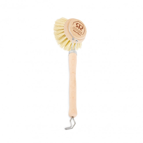 Dish Brush With Handle White