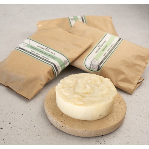 Shaving Soap Puck Bergamot, Patchouli & Cedarwood
