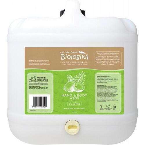 Coconut Hand and Body Wash Bulk Drum 15L