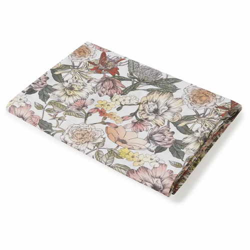 Organic Cotton Muslin Wrap Australiana