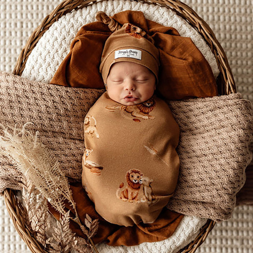 Snuggle Swaddle & Beanie Set Roar