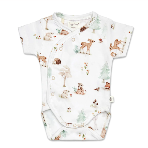 Organic Kimono Bodysuit Size 000 Woodland