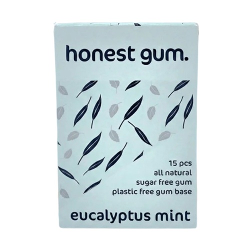 Honest Gum Eucalyptus Mint Natural Chewing Gum