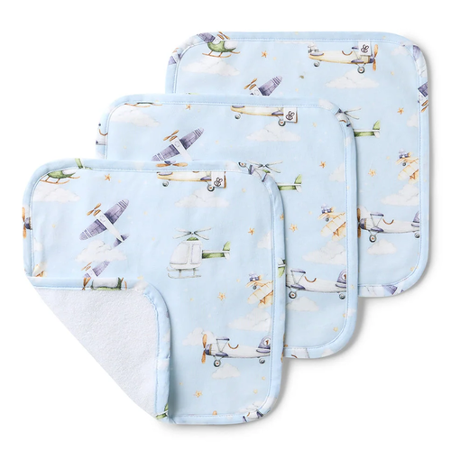 Organic Cotton Wash Cloths Taking Flight