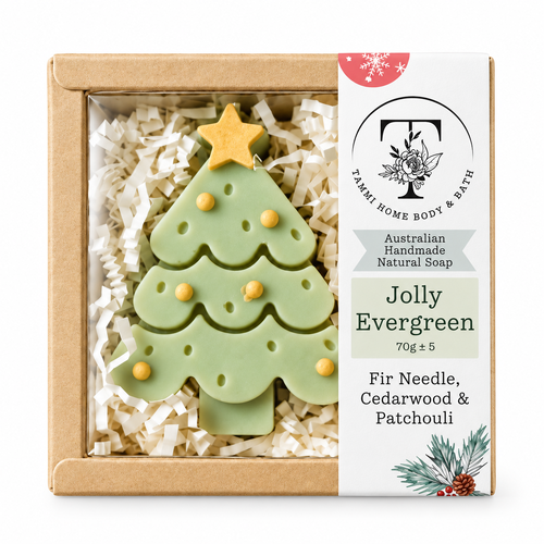 Jolly Evergreen Christmas Tree Soap