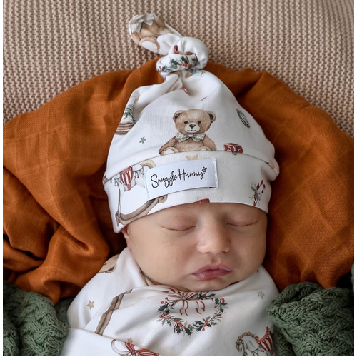 Organic Cotton Baby Beanie Santas Toy Shop